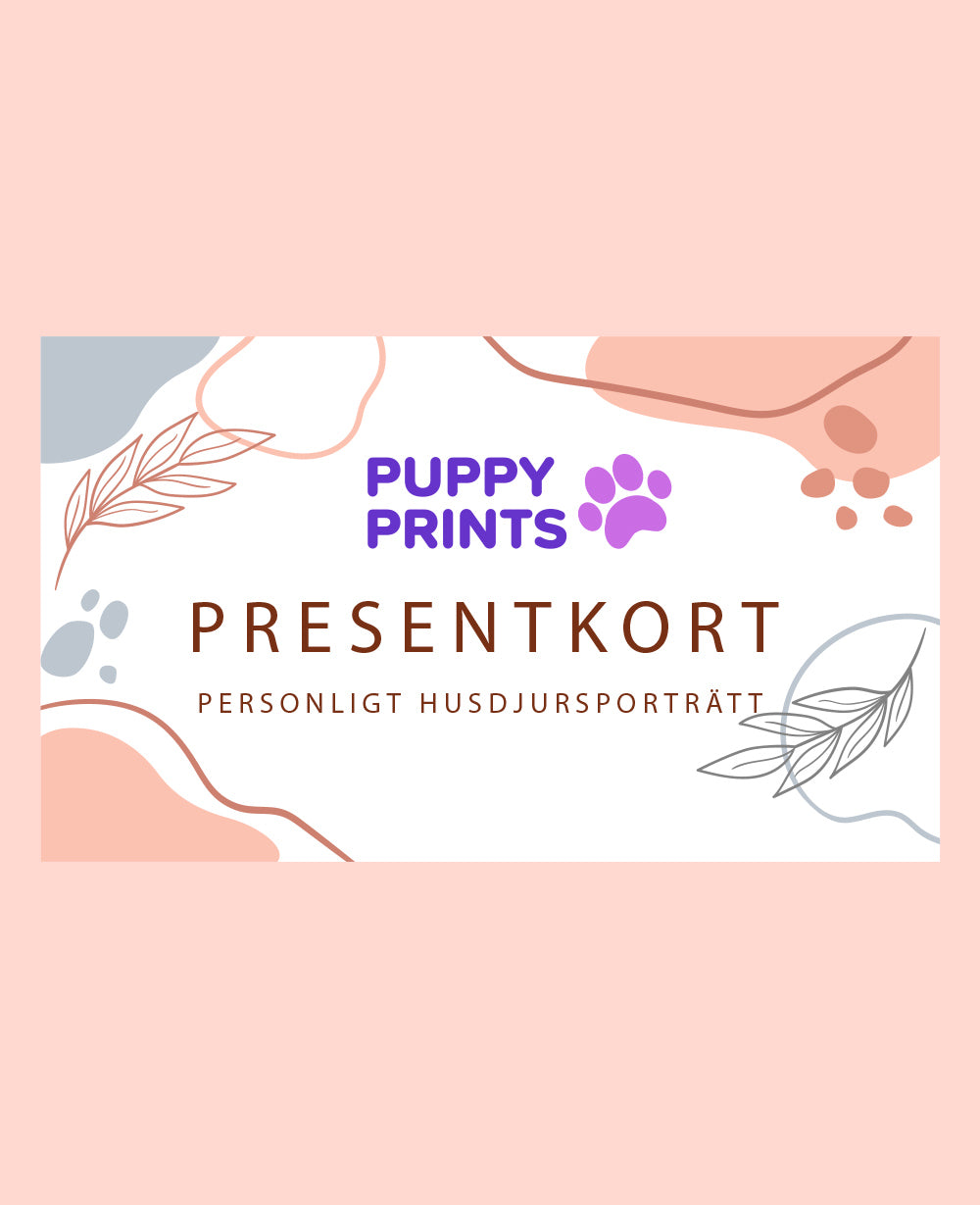 Presentkort - Personligt husdjursporträtt